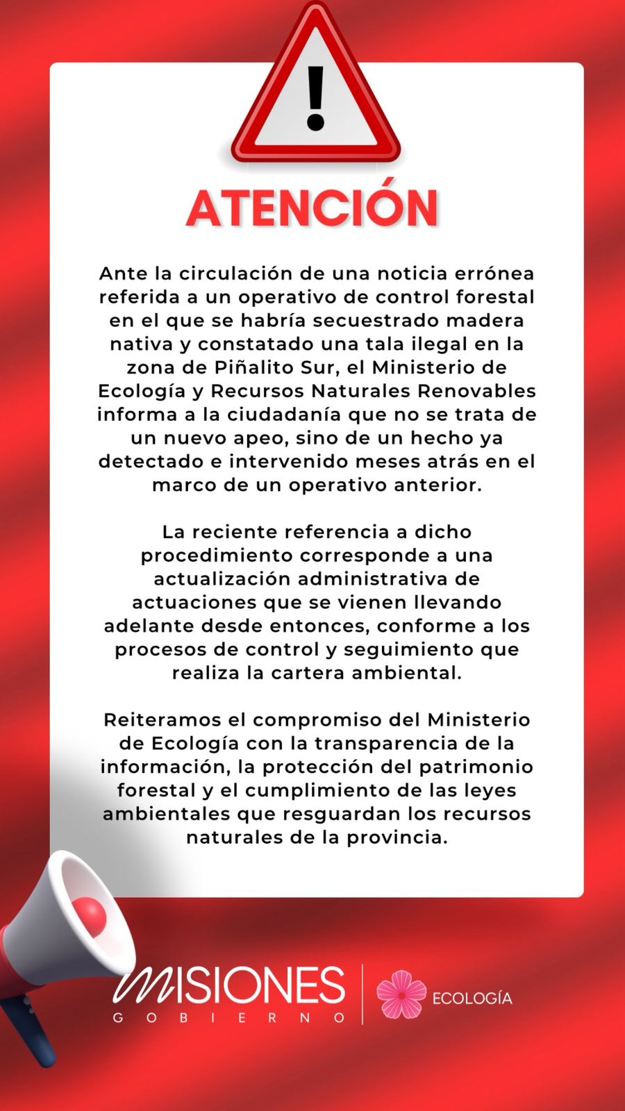 Ecología aclara que procedimiento realizado en Piñalito se enmarca "en un expediente de seguimiento" 13 Ecología aclara que procedimiento realizado en Piñalito se enmarca "en un expediente de seguimiento" imagen-12
