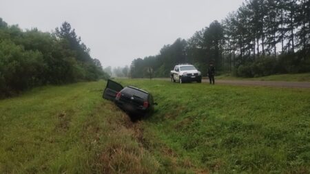Un conductor alcoholizado despistó con su auto y terminó demorado en San José Un conductor alcoholizado despistó con su auto y terminó demorado en San José imagen-6