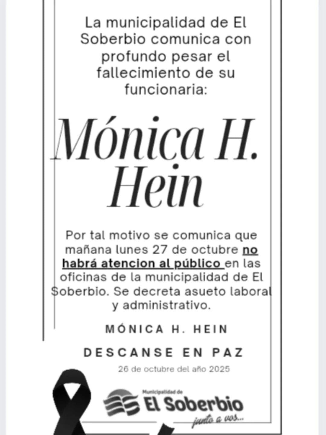Elecciones 2025: Fiscal de mesa murió tras descompensarse en El Soberbio 3 Elecciones 2025: Fiscal de mesa murió tras descompensarse en El Soberbio imagen-2