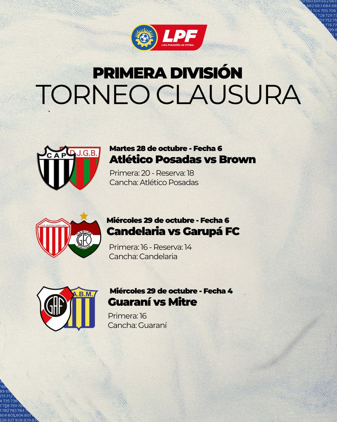 Fútbol posadeño: este martes continúa el Clausura 3 Fútbol posadeño: este martes continúa el Clausura imagen-2