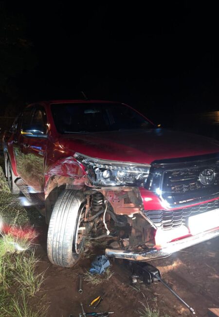 Colisión en la Ruta Provincial 5 dejó un lesionado leve en Panambí Colisión en la Ruta Provincial 5 dejó un lesionado leve en Panambí imagen-5