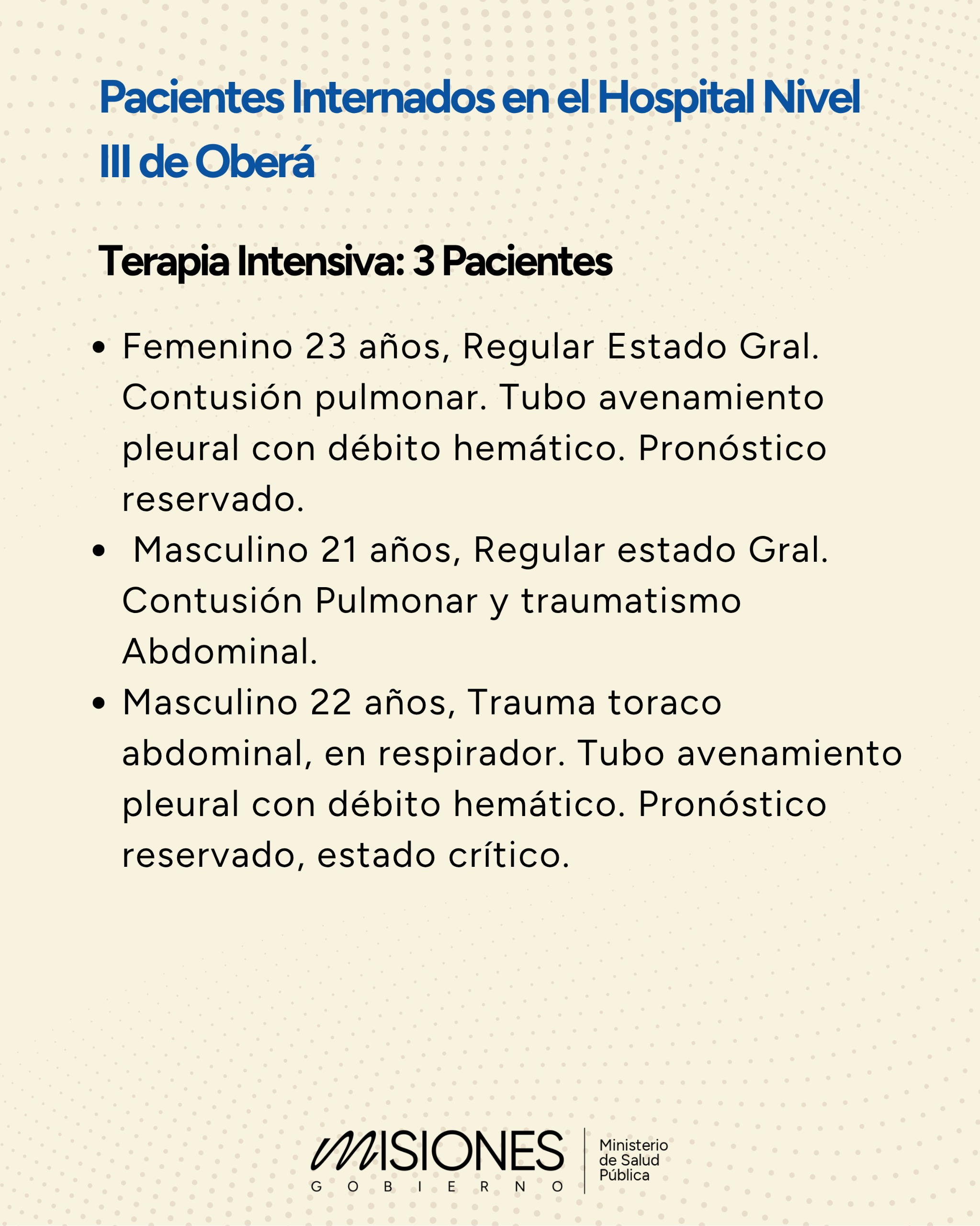 Tragedia vial en la Ruta Nacional 14: los cuatro pacientes internados en el Madariaga siguen con "pronóstico reservado" imagen-8