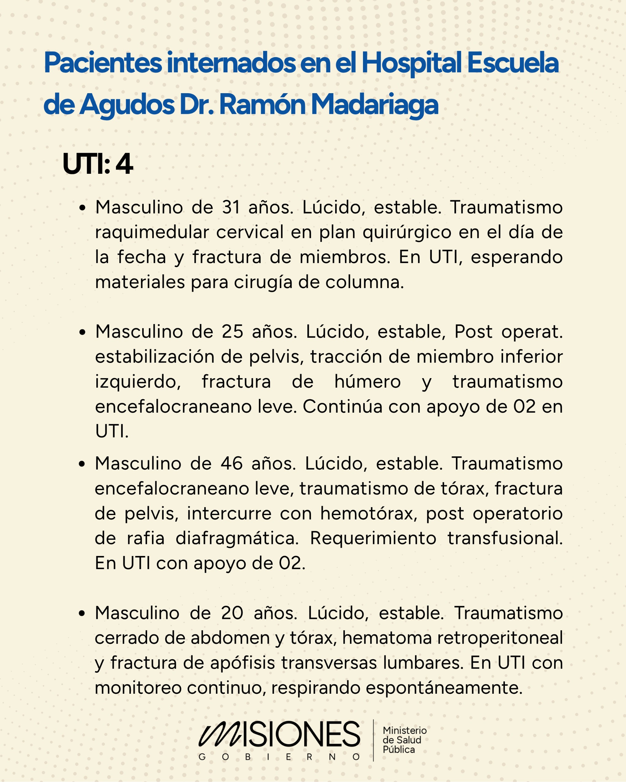 Tragedia vial en la Ruta Nacional 14: los cuatro pacientes internados en el Madariaga siguen con "pronóstico reservado" imagen-12