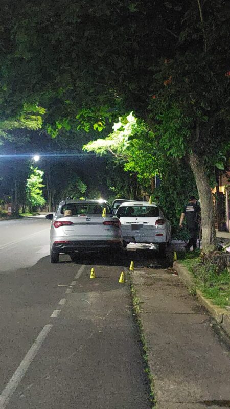 Posadas: un automóvil colisionó contra un vehículo estacionado en avenida Roca imagen-10