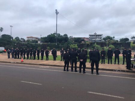 La Policía inició el operativo de seguridad para la prueba piloto del Show de Scola de la Estudiantina 2025 imagen-4