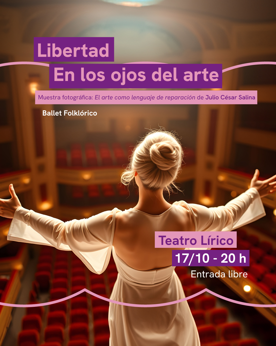 “Libertad” en los ojos del arte: una noche para sentir, mirar en el Teatro Lírico imagen-2