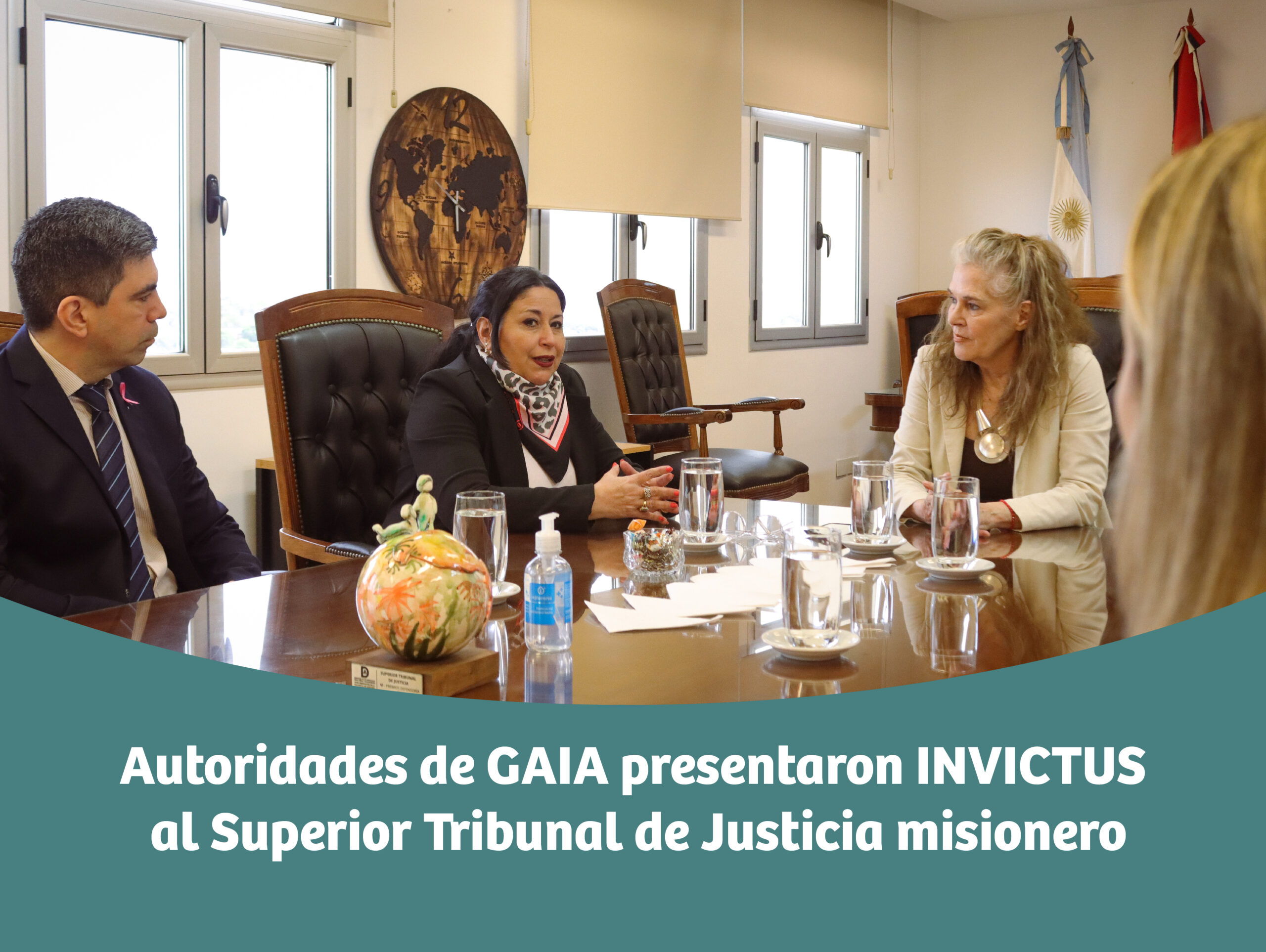 Autoridades de Gaia presentaron Invictus al Superior Tribunal de Justicia misionero imagen-77
