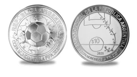 El Banco Central lanza una moneda conmemorativa por el Mundial 2026 imagen-8