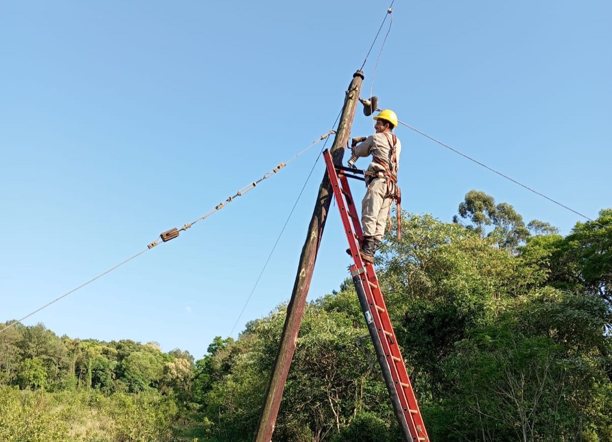 Energía de Misiones continúa con trabajos de mantenimiento y mejora del servicio eléctrico en distintos puntos de la provincia imagen-2