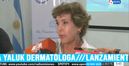 La dermatóloga Rosana Yaluk explicó las claves del cuidado solar en el marco del lanzamiento de la Campaña de Prevención del Cáncer de Piel del IPS imagen-1