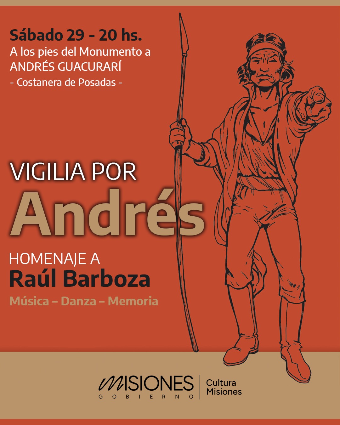 Con homenaje a Raúl Barboza, se prepara la “Vigilia por Andresito” 9 Con homenaje a Raúl Barboza, se prepara la “Vigilia por Andresito” imagen-8