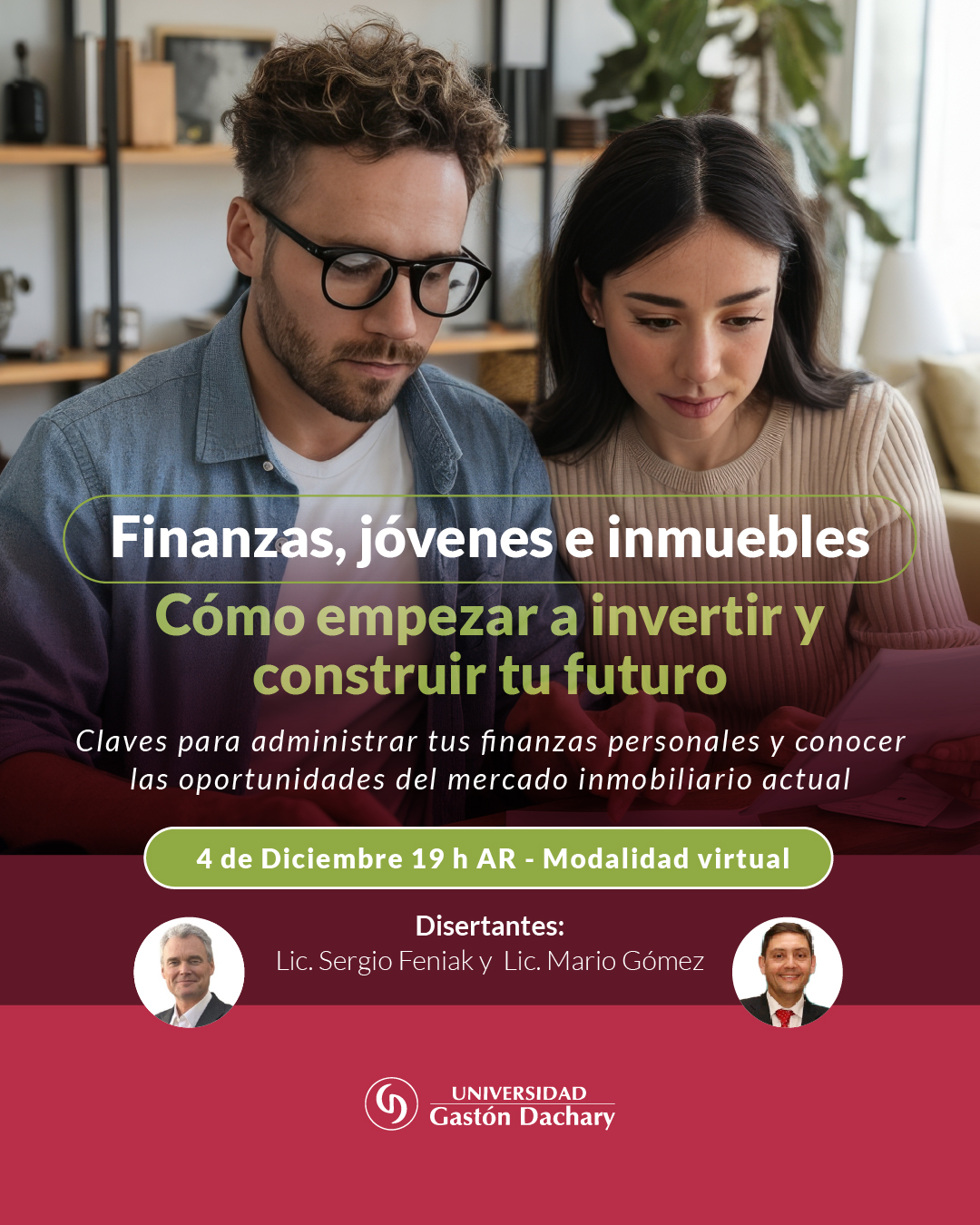 Webinario "Finanzas, jóvenes e inmuebles": claves para comenzar a invertir 5 Webinario "Finanzas, jóvenes e inmuebles": claves para comenzar a invertir imagen-4