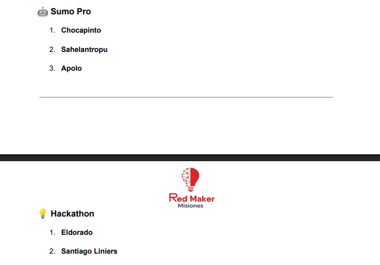 Gran Final de la Copa Robótica Misiones: cientos de estudiantes compitieron por el título provincial 27 Gran Final de la Copa Robótica Misiones: cientos de estudiantes compitieron por el título provincial imagen-26
