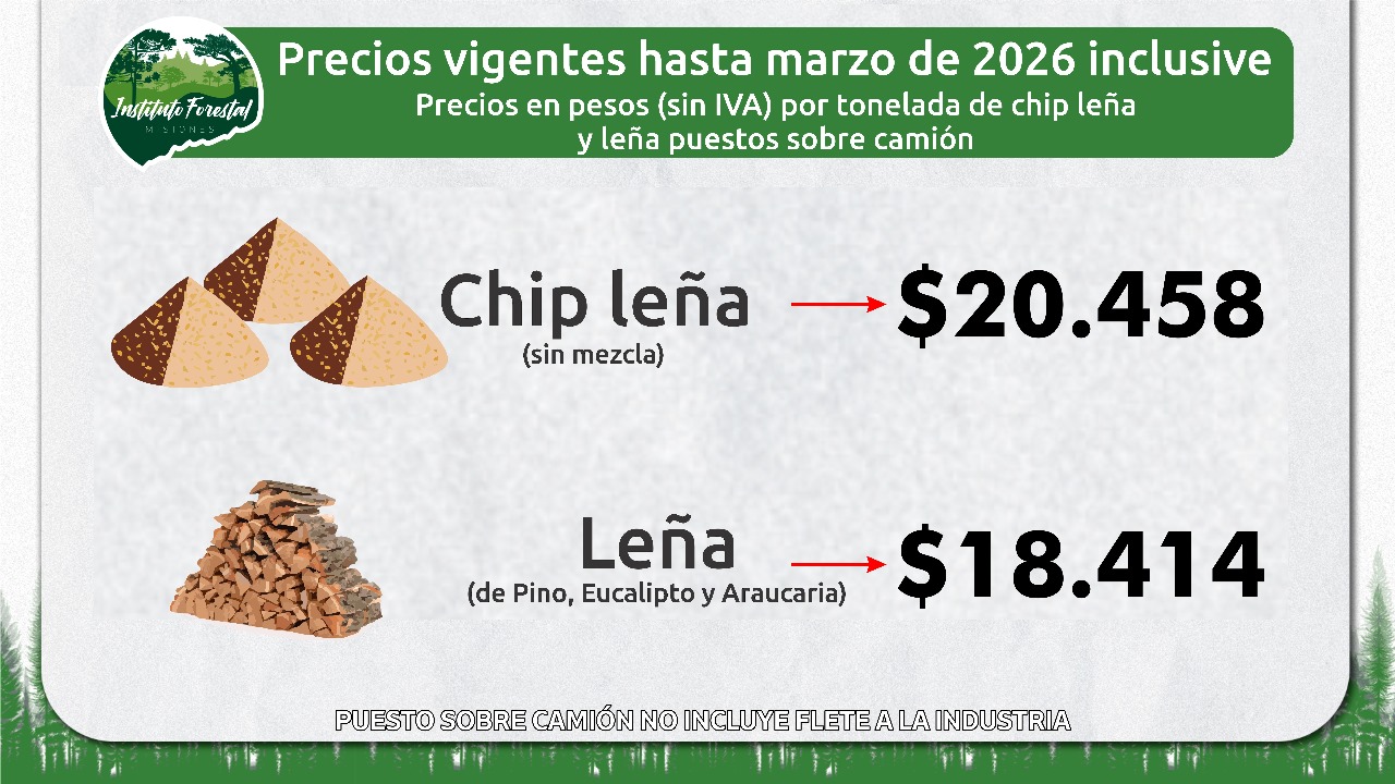 El Infopro resolvió mantener congelados los precios de la materia prima forestal por seis meses 3 El Infopro resolvió mantener congelados los precios de la materia prima forestal por seis meses imagen-2
