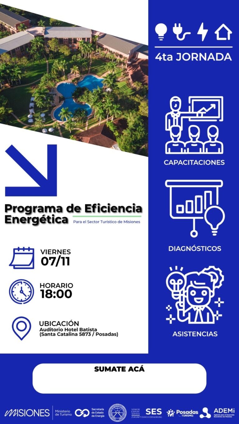 Programa de Eficiencia Energética para el Turismo: el 4to Encuentro será este viernes en Posadas imagen-47