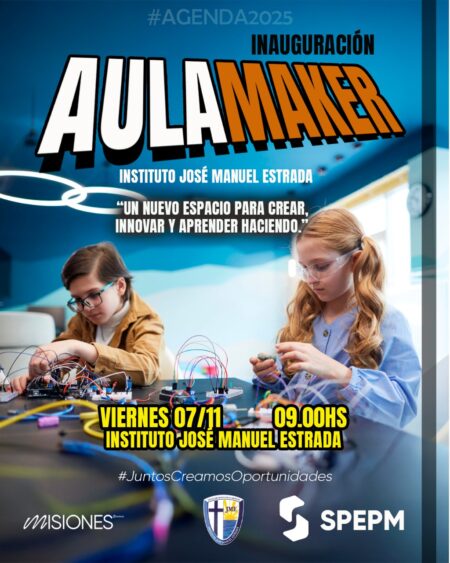Instituto «José Manuel Estrada» inaugurará su Aula Maker este viernes, «un nuevo espacio para crear, innovar y aprender haciendo» Instituto "José Manuel Estrada" inaugurará su Aula Maker este viernes, "un nuevo espacio para crear, innovar y aprender haciendo" imagen-6