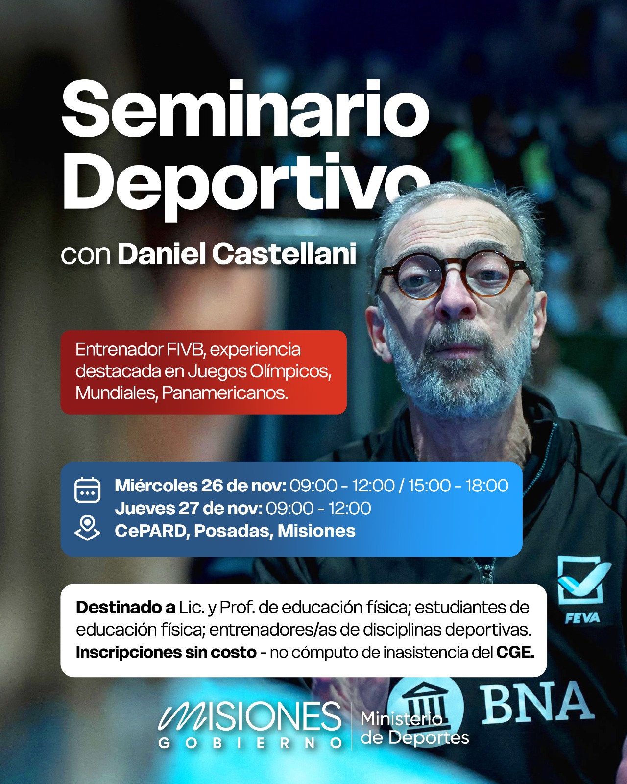 Daniel Castellani brindará un seminario en Posadas 3 Daniel Castellani brindará un seminario en Posadas imagen-2