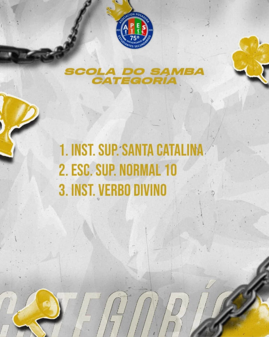 Estudiantina 2025: los ganadores, todos los resultados imagen-12