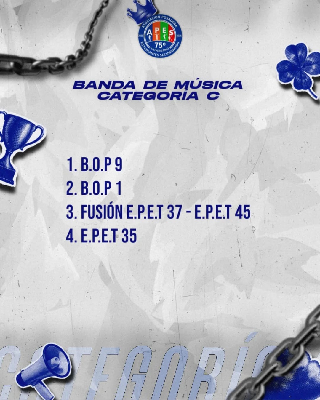 Estudiantina 2025: los ganadores, todos los resultados imagen-16