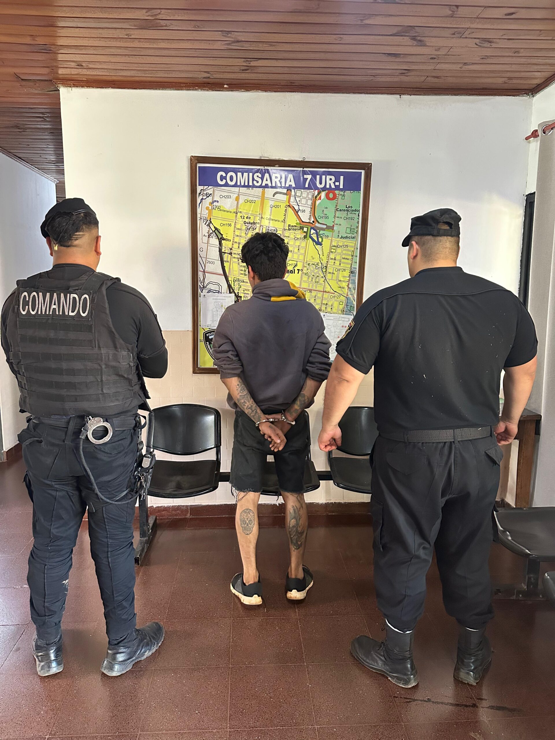 Intentaba impulsar una protesta por inseguridad en Villa Cabello y era buscado por el robo a una iglesia imagen-2