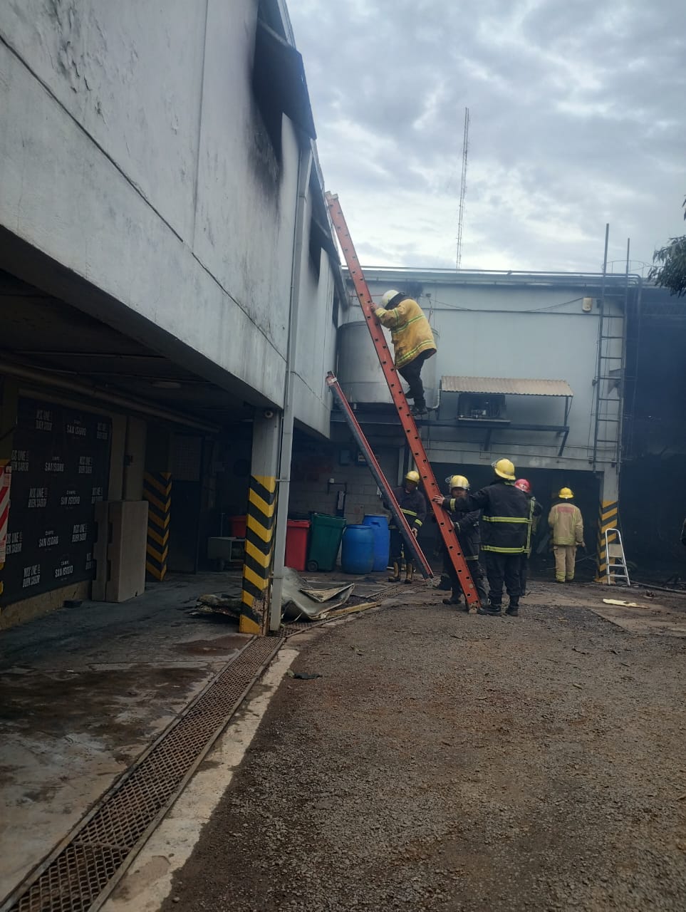 Incendio del frigorífico": "El daño es total, no quedó nada", dijo el gerente general y desestimó que haya sido intencional 5 Incendio del frigorífico": "El daño es total, no quedó nada", dijo el gerente general y desestimó que haya sido intencional imagen-4
