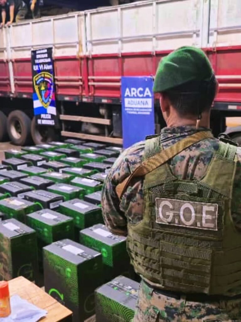 La Policía de Misiones secuestró uno de los mayores cargamentos de contrabando de cigarrillos registrados en el país La Policía de Misiones secuestró uno de los mayores cargamentos de contrabando de cigarrillos registrados en el país imagen-15