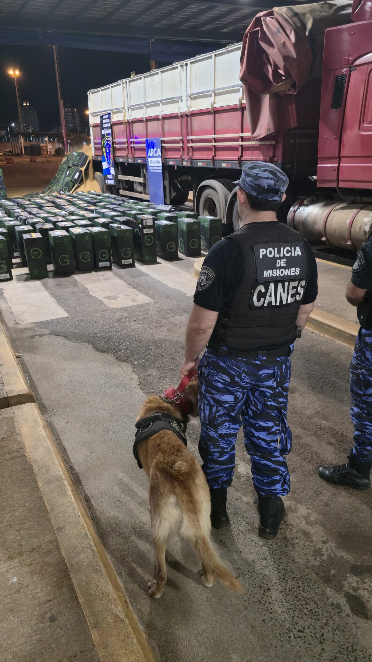 La Policía de Misiones secuestró uno de los mayores cargamentos de contrabando de cigarrillos registrados en el país 7 La Policía de Misiones secuestró uno de los mayores cargamentos de contrabando de cigarrillos registrados en el país imagen-6