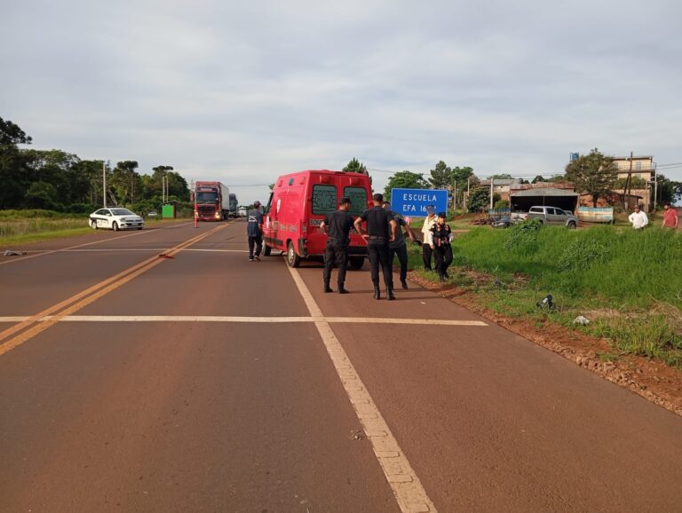 San Pedro: adolescente sufrió lesiones graves en un choque entre auto y moto sobre la Ruta 14 imagen-37