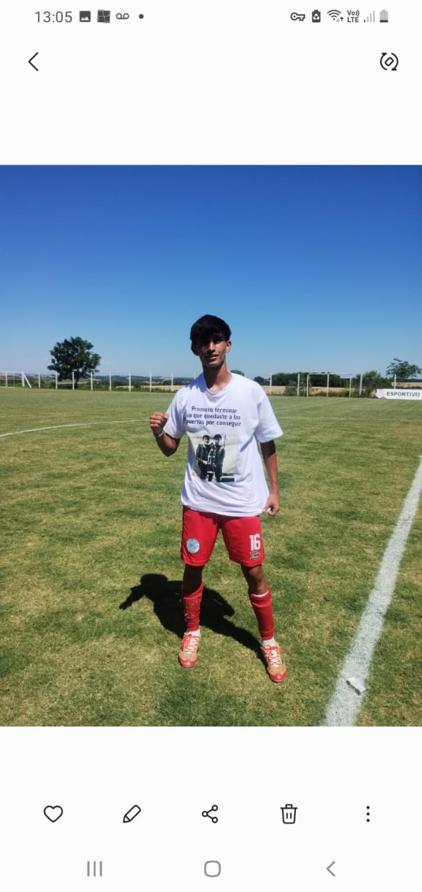 La emotiva dedicatoria de un amigo futbolista a Dilan González tras convertir un gol en Brasil 5 La emotiva dedicatoria de un amigo futbolista a Dilan González tras convertir un gol en Brasil imagen-4