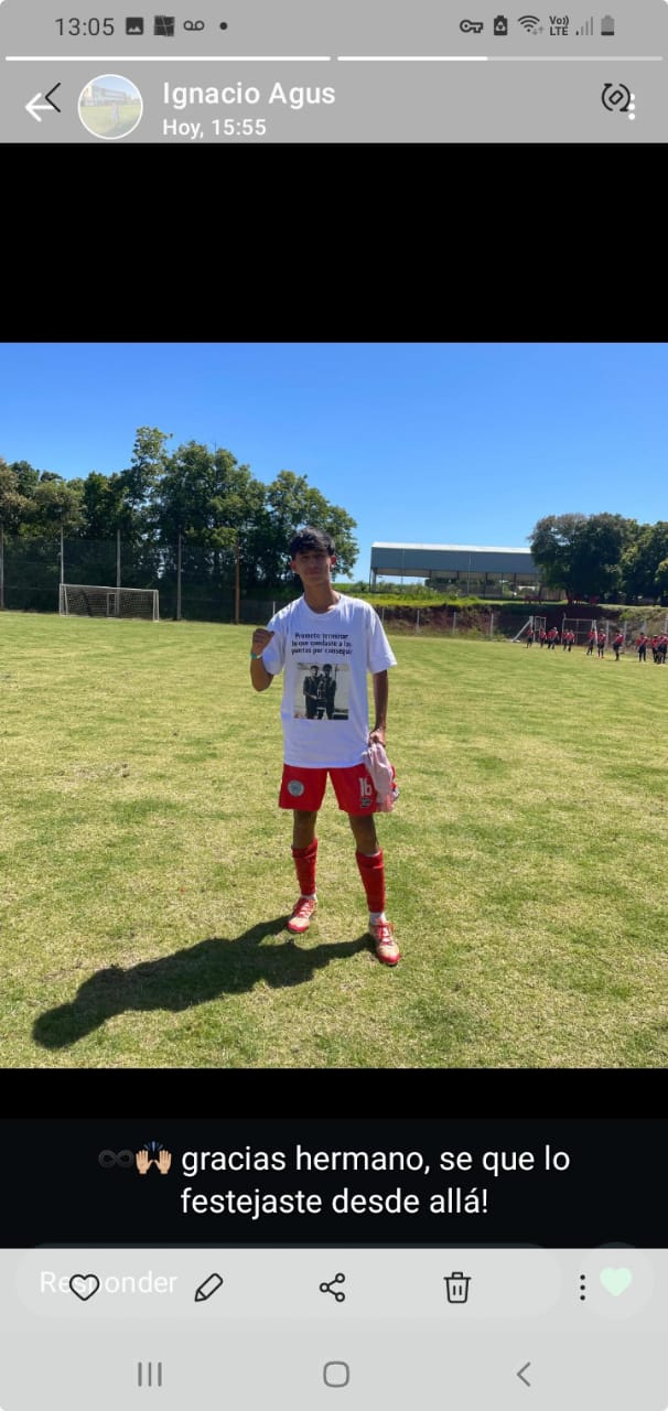 La emotiva dedicatoria de un amigo futbolista a Dilan González tras convertir un gol en Brasil 7 La emotiva dedicatoria de un amigo futbolista a Dilan González tras convertir un gol en Brasil imagen-6