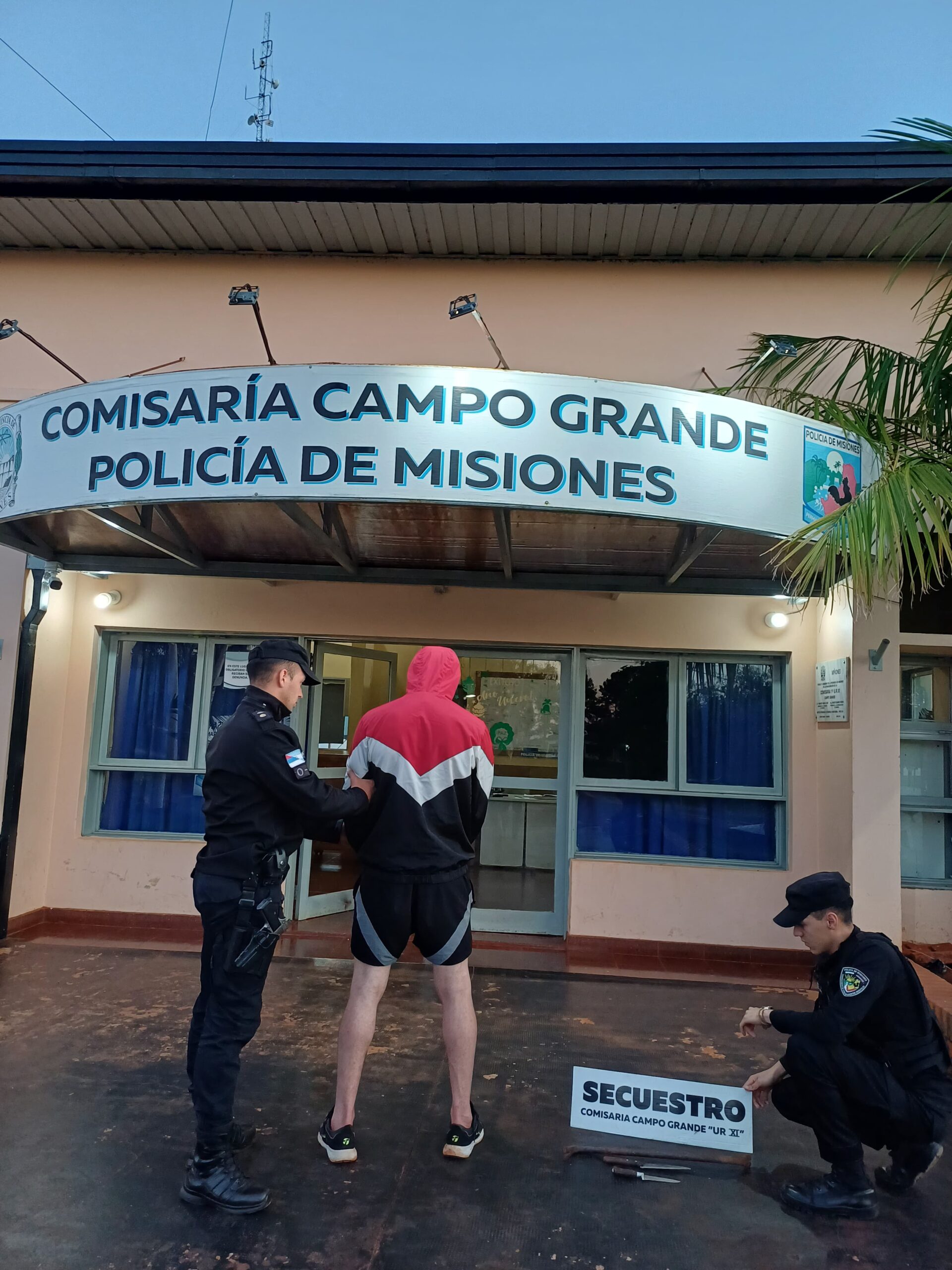 Disputa en un domicilio de Campo Grande terminó con un herido de arma de fuego y un detenido imagen-2