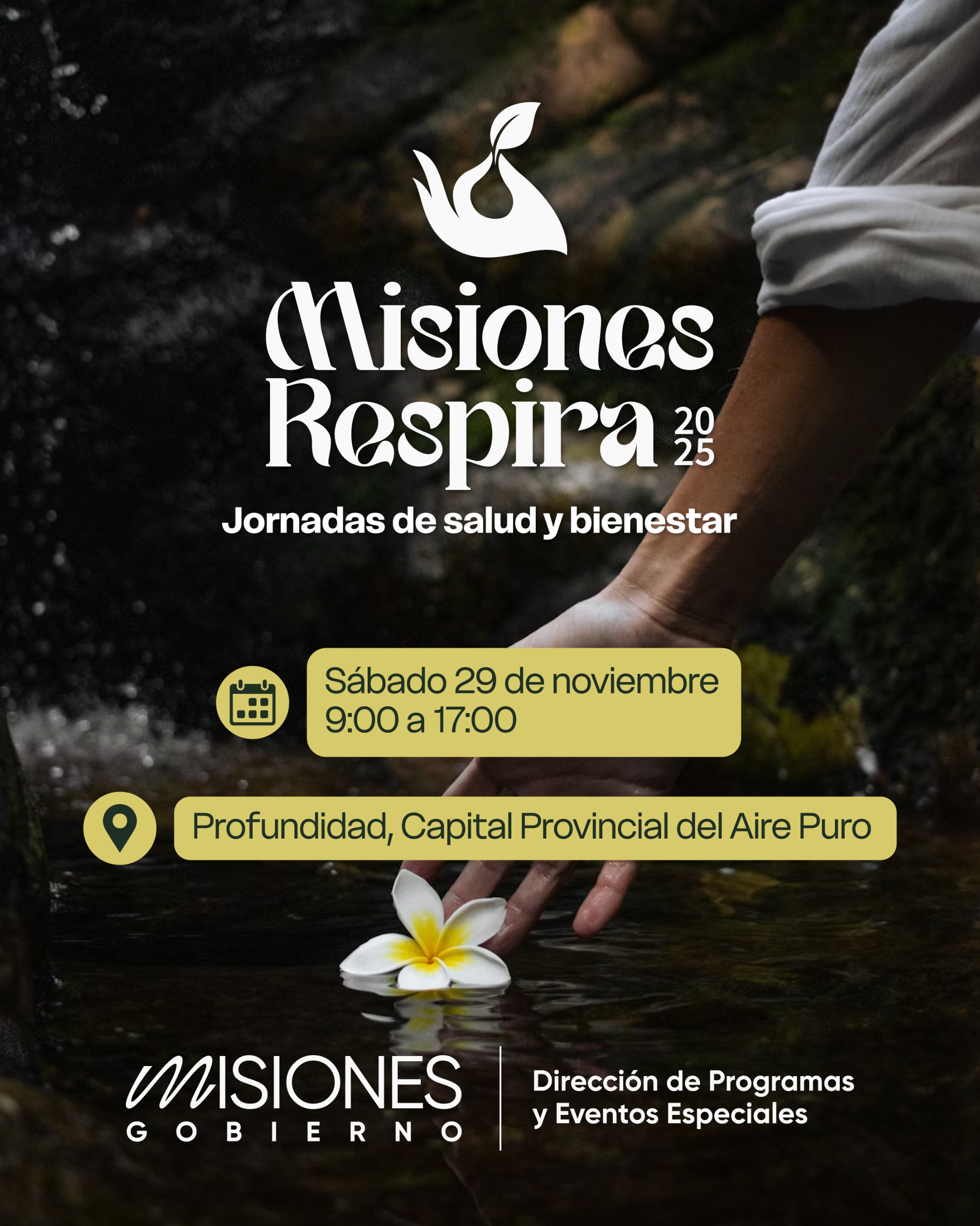 "Misiones Respira 2025": todo listo para la primera edición del evento gratuito que reúne salud, bienestar y naturaleza 3 "Misiones Respira 2025": todo listo para la primera edición del evento gratuito que reúne salud, bienestar y naturaleza imagen-2
