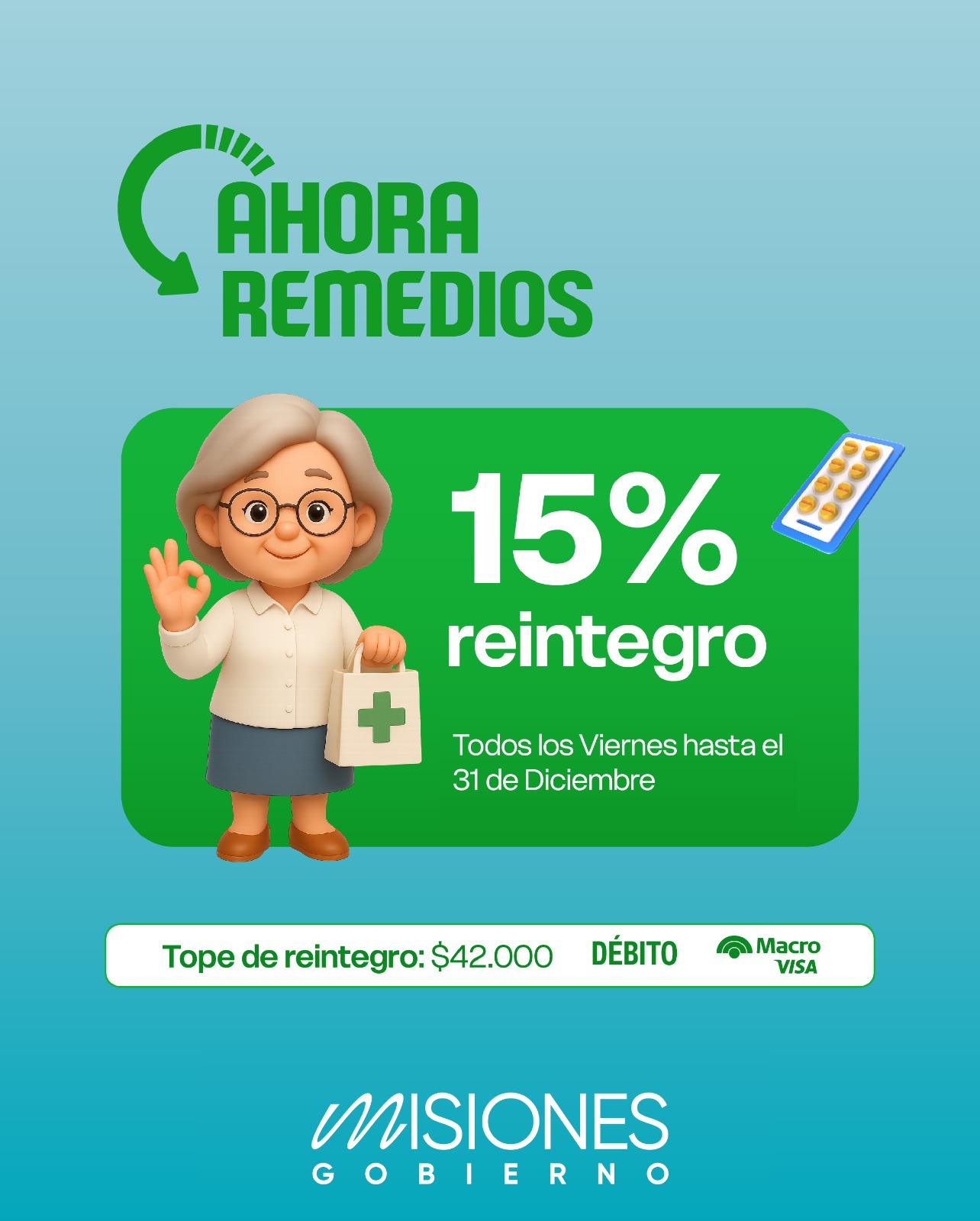 Hasta fin de año: "Ahora Remedios" continúa con beneficios para jubilados en la compra de medicamentos imagen-2