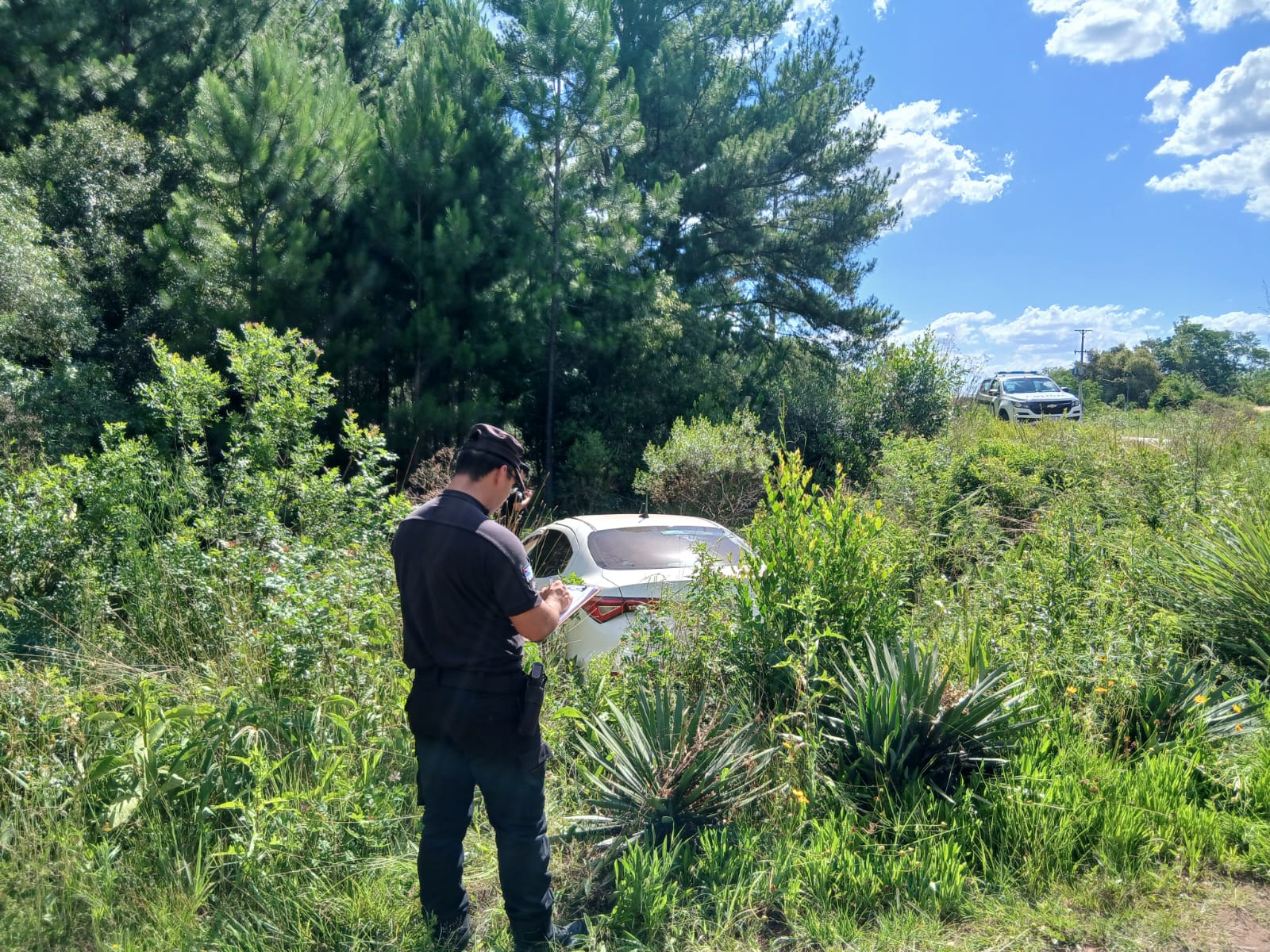 Despiste y vuelco en la Ruta 103 imagen-2