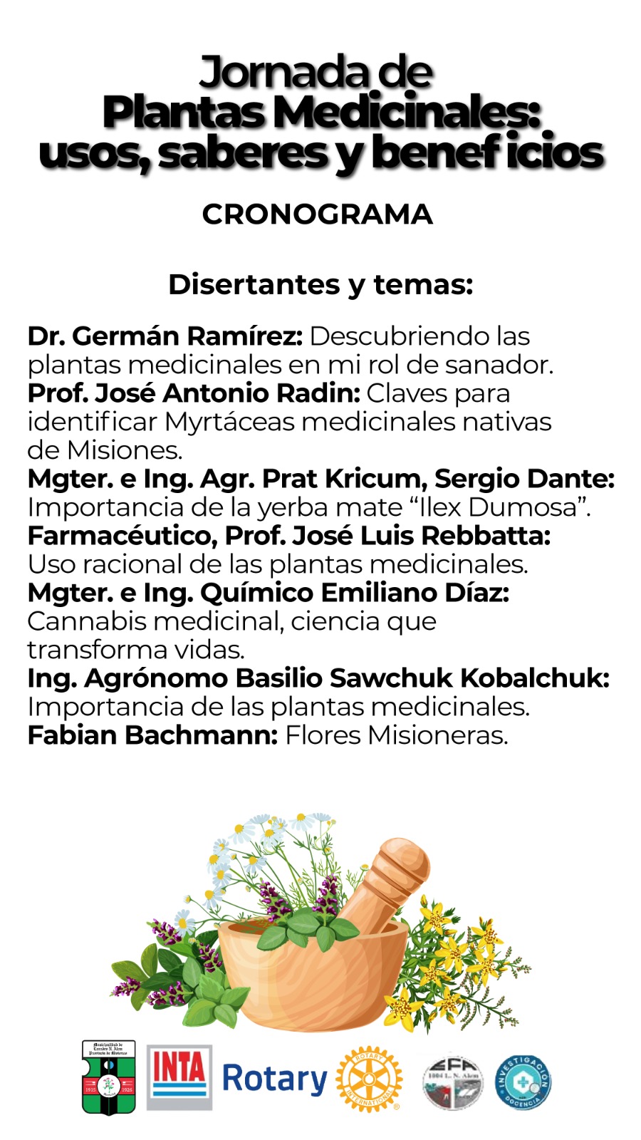 Realizarán una jornada sobre plantas medicinales con enfoque tradicional y científico 5 Realizarán una jornada sobre plantas medicinales con enfoque tradicional y científico imagen-4