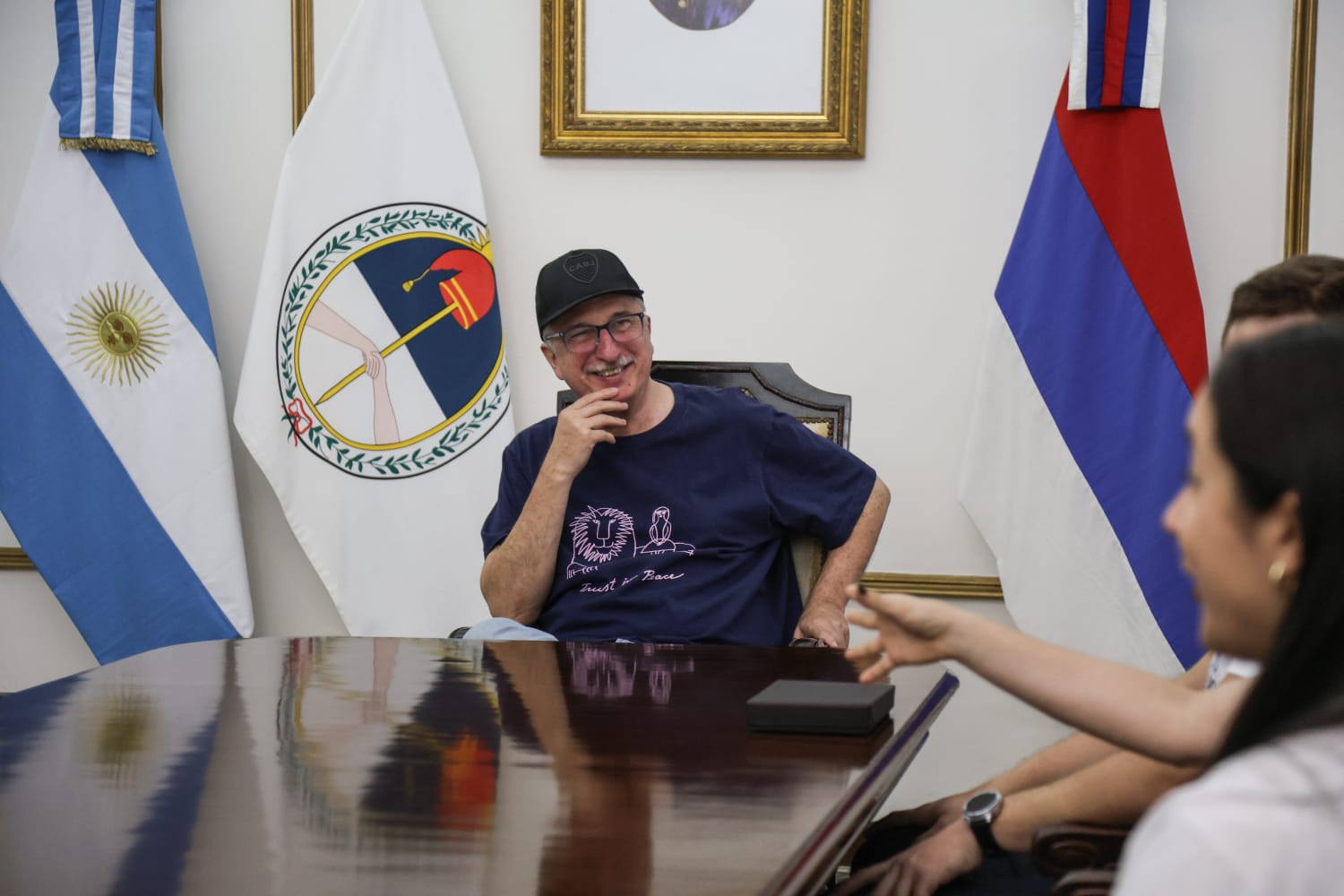 Passalacqua recibió a los jóvenes misioneros premiados por el CFI por el proyecto "La Ruta Azul del Pescado Misionero" 17 Passalacqua recibió a los jóvenes misioneros premiados por el CFI por el proyecto "La Ruta Azul del Pescado Misionero" imagen-16