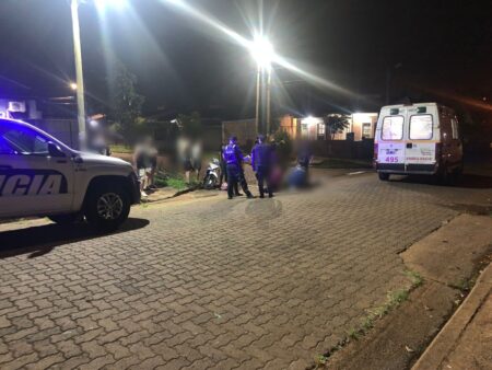 Posadas: siniestro vial dejó un motociclista lesionado imagen-4