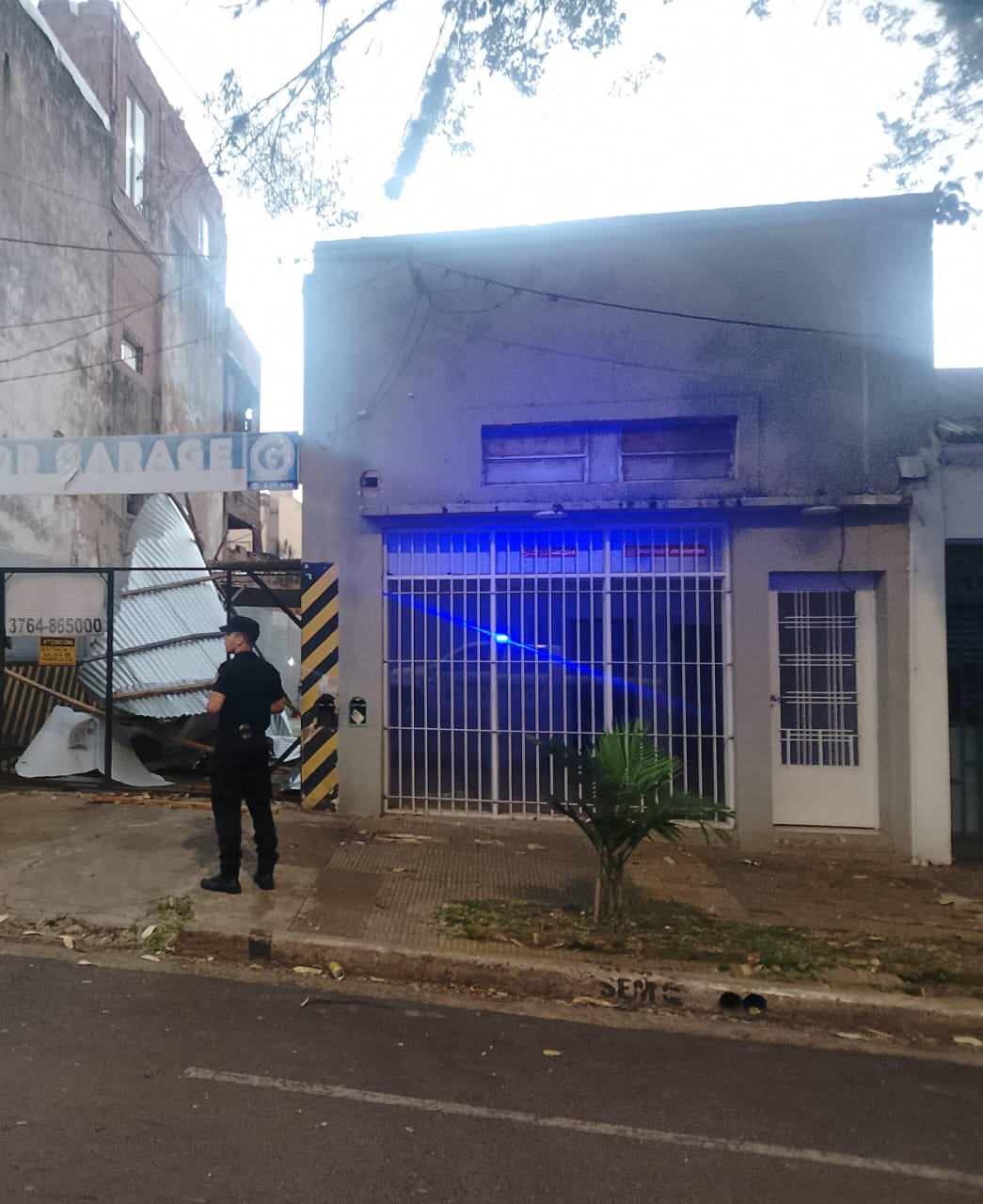 El temporal provocó daños en distintos puntos de Posadas imagen-16