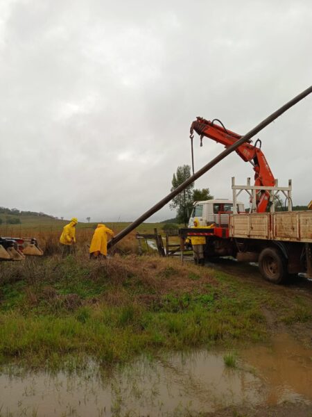 Energía de Misiones repara infraestructura dañada por el temporal imagen-10