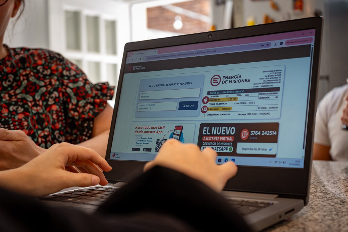 Adiós al papel: más de 200 mil usuarios ya usan los canales digitales de Energía de Misiones imagen-2