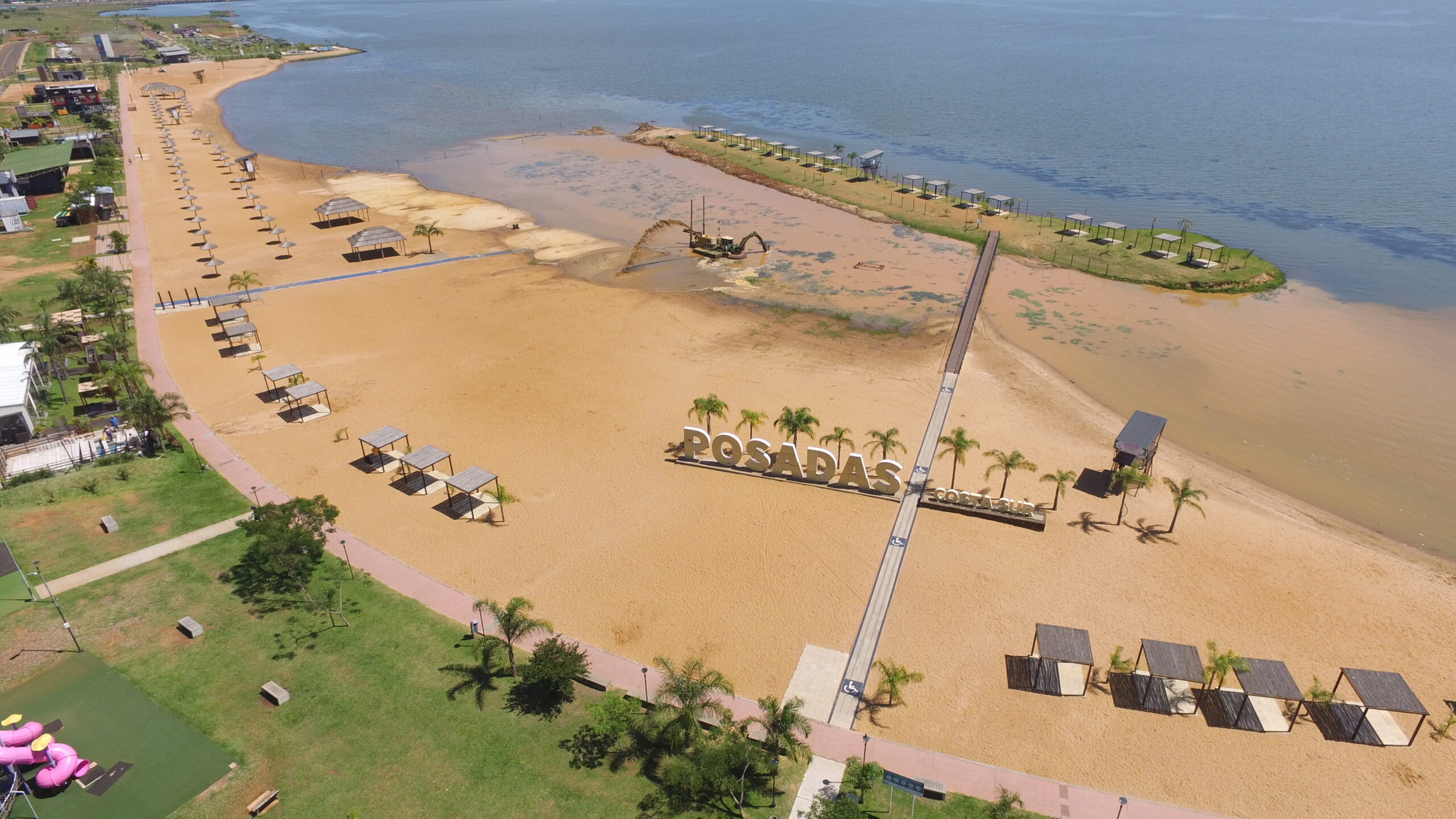 Realizan un operativo conjunto de limpieza y dragado en balnearios y subembalses 7 Realizan un operativo conjunto de limpieza y dragado en balnearios y subembalses imagen-6