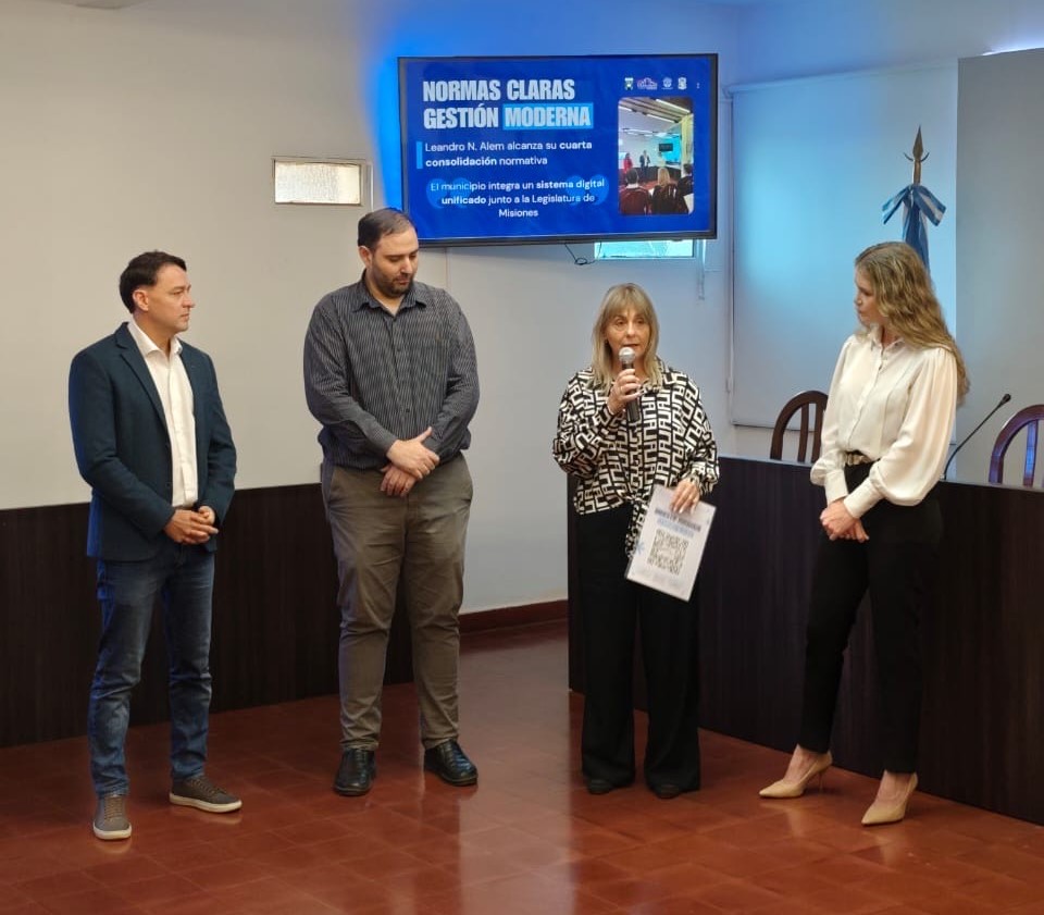 El Concejo de Leandro N. Alem presenta la Cuarta Consolidación Normativa del Digesto Jurídico 17 El Concejo de Leandro N. Alem presenta la Cuarta Consolidación Normativa del Digesto Jurídico imagen-16