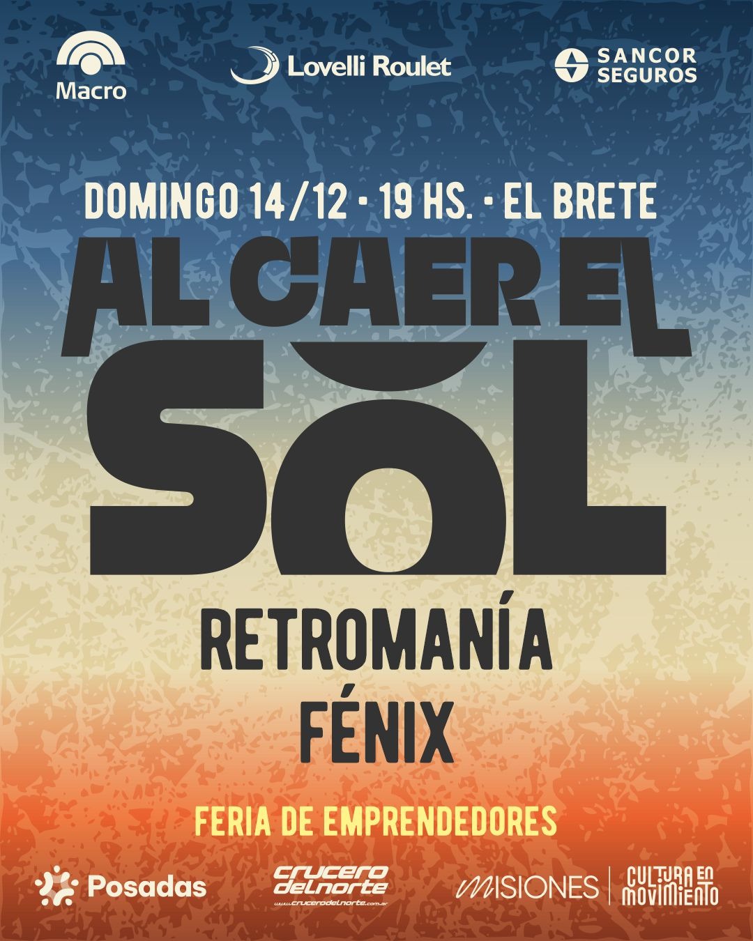 Clásicos de los 70, 80 y 90: Al Caer el Sol propone un domingo retro en El Brete Clásicos de los 70, 80 y 90: Al Caer el Sol propone un domingo retro en El Brete imagen-10