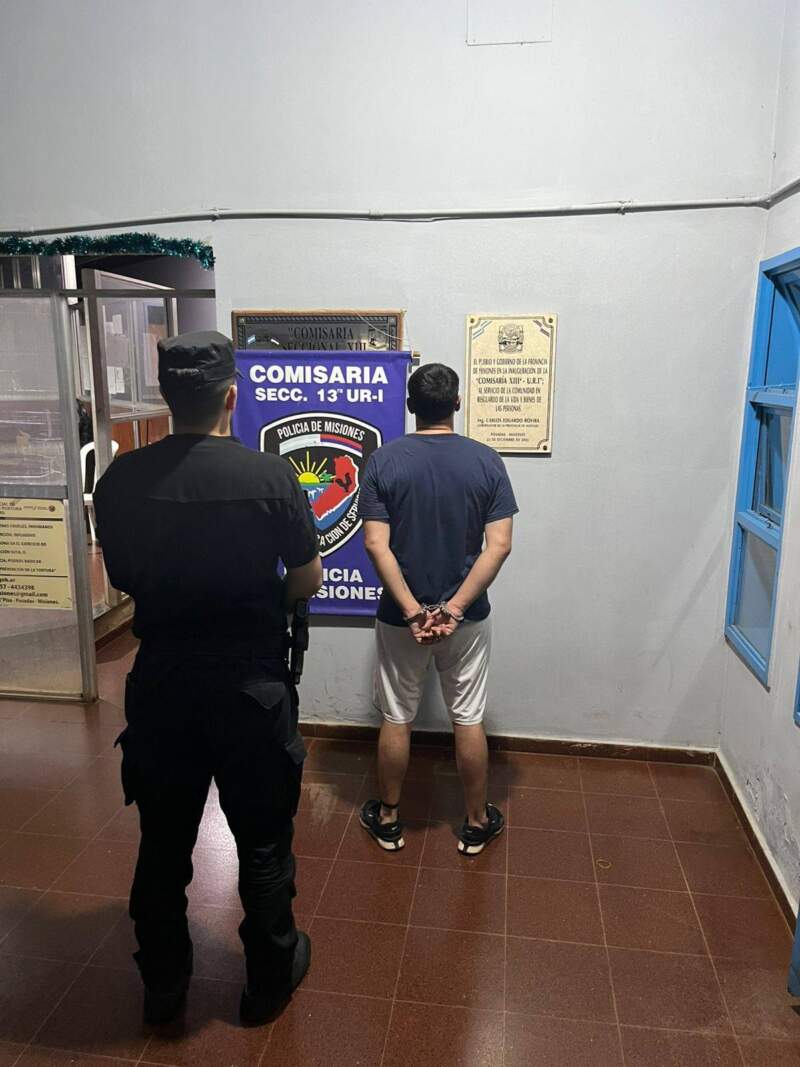Agredió a su pareja con un sacacorchos y terminó detenido en Posadas imagen-14