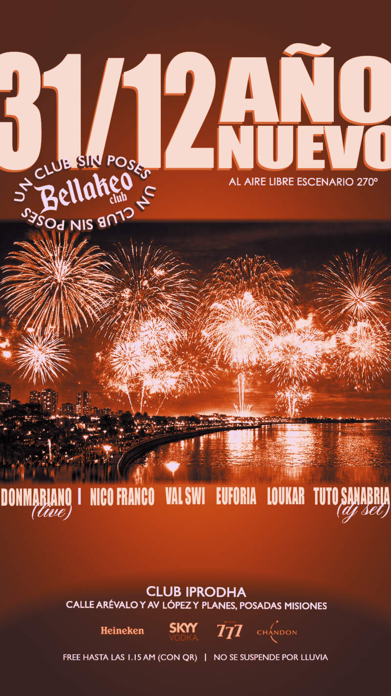 Bellakeo Club despide el año en Posadas con una fiesta al aire libre, entrada gratuita y una celebración del reggaetón imagen-2