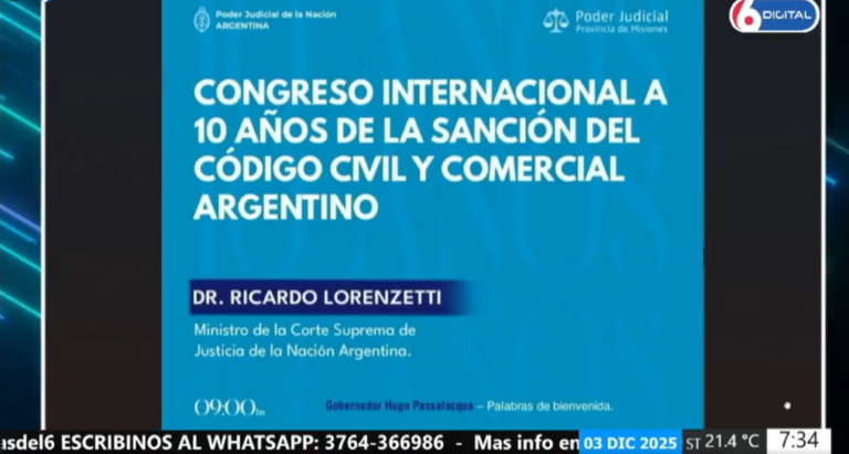 A diez años de la reforma del Código Civil y Comercial, especialistas se reunirán en Iguazú para analizar su aplicación A diez años de la reforma del Código Civil y Comercial, especialistas se reunirán en Iguazú para analizar su aplicación imagen-4