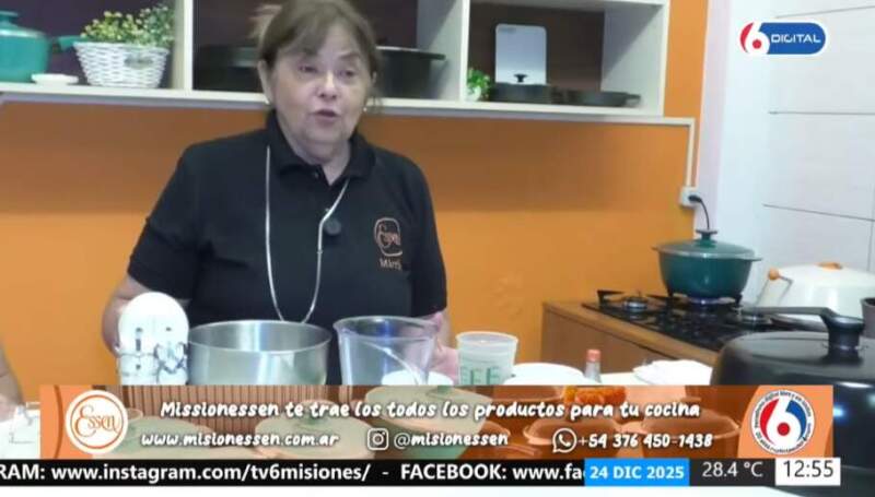 Misión Essen: Mirtha Saucedo presentó recetas sencillas y explicó el funcionamiento del ecohorno junto a productos de la línea imagen-12