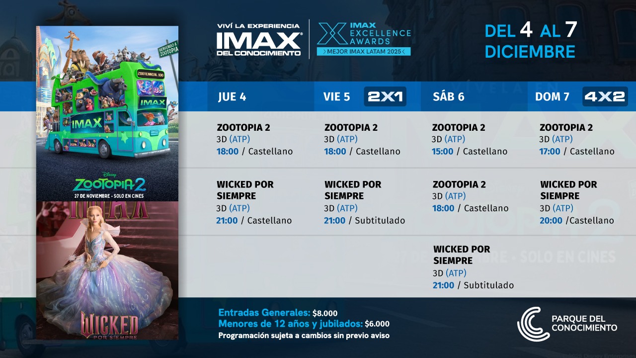 Fábula y magia en el IMAX con Zootopia 2 y Wicked por siempre 5 Fábula y magia en el IMAX con Zootopia 2 y Wicked por siempre imagen-4
