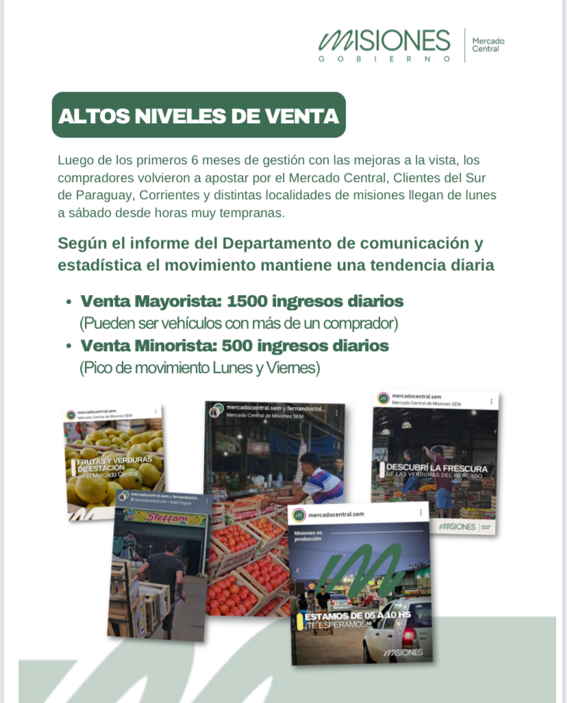 Dos años de gestión en el Mercado Central: reordenamiento, mejoras de infraestructura y crecimiento del movimiento comercial imagen-9