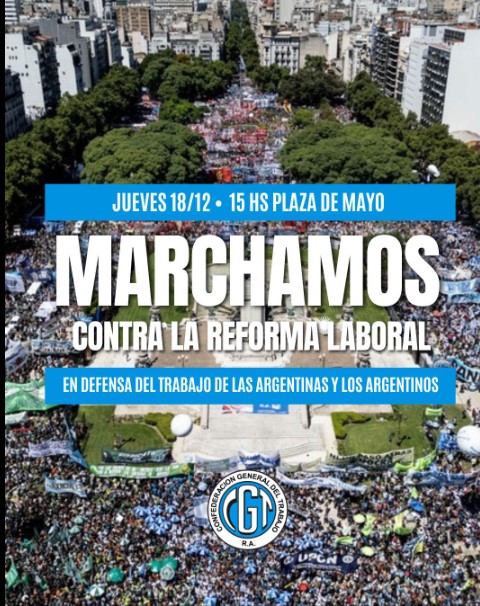 El gremio docente Semab marcha con la CGT contra la reforma laboral de Milei imagen-10
